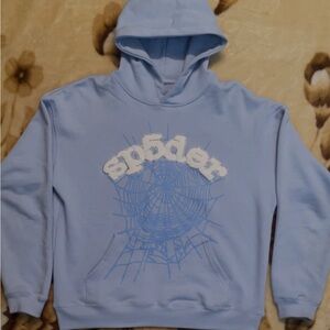Blue Spider Graphic Hoodie